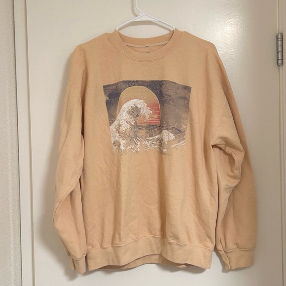 pacsun ps/la ukiyo e japan wave sweatshirt - Picture 1 of 5